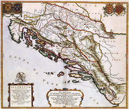 The eastern coast of the Adriatic; Year about 1663